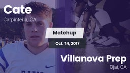 Matchup: Cate  vs. Villanova Prep  2017