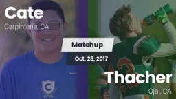 Matchup: Cate  vs. Thacher  2017