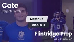 Matchup: Cate  vs. Flintridge Prep  2018