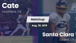 Matchup: Cate  vs. Santa Clara  2019