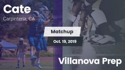 Matchup: Cate  vs. Villanova Prep 2019
