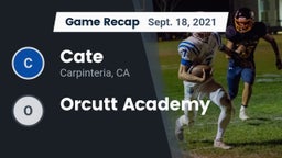 Recap: Cate  vs. Orcutt Academy 2021