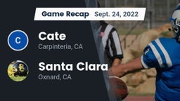 Recap: Cate  vs. Santa Clara  2022