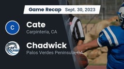 Recap: Cate  vs. Chadwick  2023