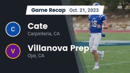 Recap: Cate  vs. Villanova Prep  2023