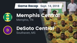 Recap: Memphis Central  vs. DeSoto Central  2018
