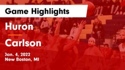 Huron  vs Carlson  Game Highlights - Jan. 4, 2022