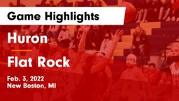 Huron  vs Flat Rock Game Highlights - Feb. 3, 2022