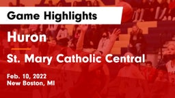 Huron  vs St. Mary Catholic Central Game Highlights - Feb. 10, 2022