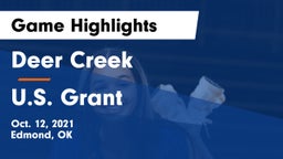 Deer Creek  vs U.S. Grant  Game Highlights - Oct. 12, 2021