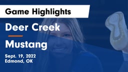 Deer Creek  vs Mustang  Game Highlights - Sept. 19, 2022
