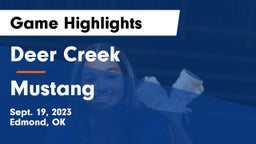 Deer Creek  vs Mustang  Game Highlights - Sept. 19, 2023