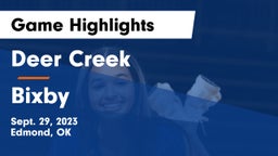 Deer Creek  vs Bixby Game Highlights - Sept. 29, 2023