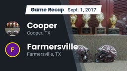 Recap: Cooper  vs. Farmersville  2017