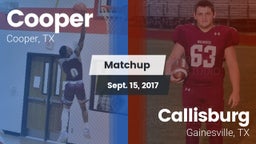 Matchup: Cooper  vs. Callisburg  2017