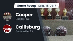 Recap: Cooper  vs. Callisburg  2017