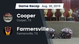 Recap: Cooper  vs. Farmersville  2019