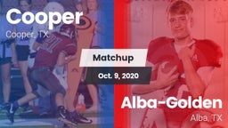 Matchup: Cooper  vs. Alba-Golden  2020