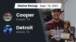 Recap: Cooper  vs. Detroit  2021
