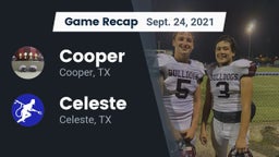 Recap: Cooper  vs. Celeste  2021
