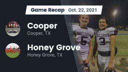 Recap: Cooper  vs. Honey Grove  2021