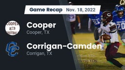 Recap: Cooper  vs. Corrigan-Camden  2022