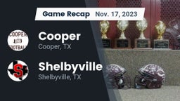 Recap: Cooper  vs. Shelbyville  2023