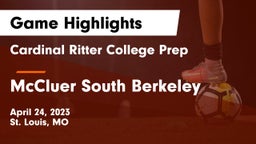 Cardinal Ritter College Prep  vs McCluer South Berkeley  Game Highlights - April 24, 2023