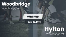 Matchup: Woodbridge High vs. Hylton  2016