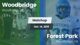 Matchup: Woodbridge High vs. Forest Park  2016