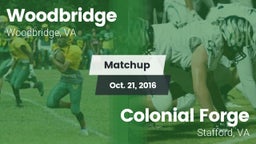 Matchup: Woodbridge High vs. Colonial Forge  2016