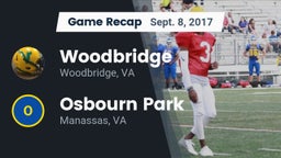 Recap: Woodbridge  vs. Osbourn Park  2017