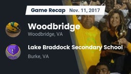 Recap: Woodbridge  vs. Lake Braddock Secondary School 2017