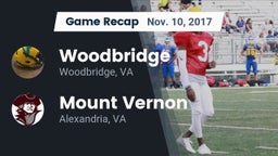 Recap: Woodbridge  vs. Mount Vernon   2017