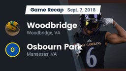 Recap: Woodbridge  vs. Osbourn Park  2018
