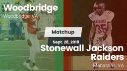 Matchup: Woodbridge High vs. Stonewall Jackson Raiders 2018