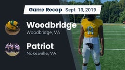 Recap: Woodbridge  vs. Patriot   2019