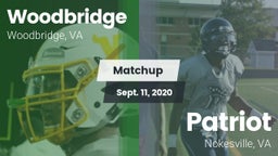Matchup: Woodbridge High vs. Patriot   2020