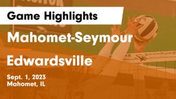 Mahomet-Seymour  vs Edwardsville  Game Highlights - Sept. 1, 2023