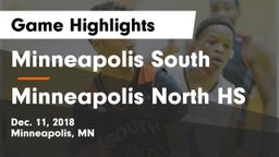 Minneapolis South  vs Minneapolis North HS Game Highlights - Dec. 11, 2018