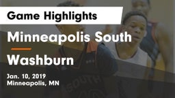 Minneapolis South  vs Washburn  Game Highlights - Jan. 10, 2019