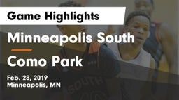 Minneapolis South  vs Como Park  Game Highlights - Feb. 28, 2019