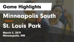 Minneapolis South  vs St. Louis Park  Game Highlights - March 5, 2019