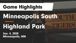 Minneapolis South  vs Highland Park  Game Highlights - Jan. 4, 2020