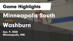 Minneapolis South  vs Washburn  Game Highlights - Jan. 9, 2020