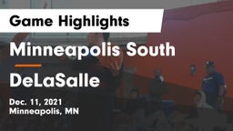 Minneapolis South  vs DeLaSalle  Game Highlights - Dec. 11, 2021