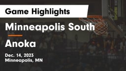 Minneapolis South  vs Anoka  Game Highlights - Dec. 14, 2023