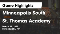 Minneapolis South  vs St. Thomas Academy   Game Highlights - March 14, 2024