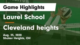 Laurel School vs Cleveland heights Game Highlights - Aug. 25, 2020