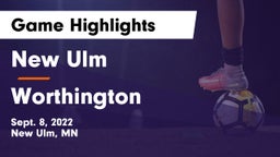New Ulm  vs Worthington  Game Highlights - Sept. 8, 2022